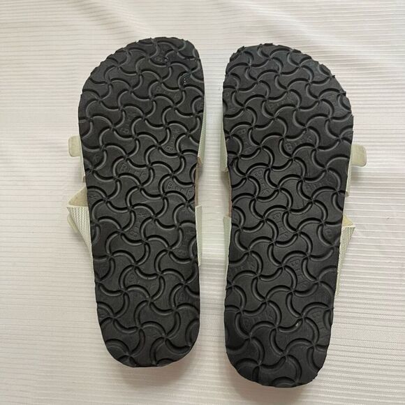 Birkenstock Mint Green/White Striped Double Strap Sandals Size Ladies 8 Men’s 6 - Picture 9 of 9